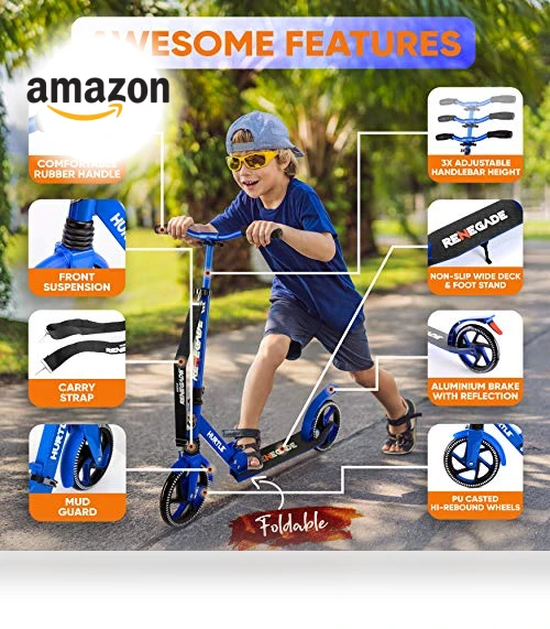 Renegade Kick Scooter — Push Scooters, Hurtle