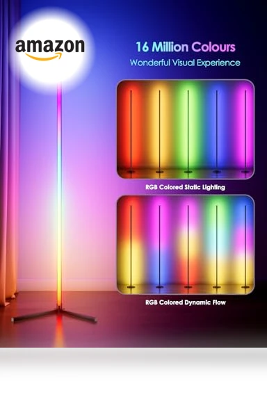RGB Corner Floor Lamp — Standing Lights, JarryStart