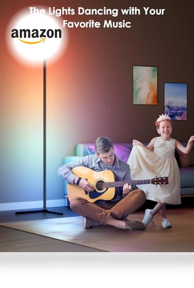 RGB Corner Floor Lamp — Standing Lights, JarryStart