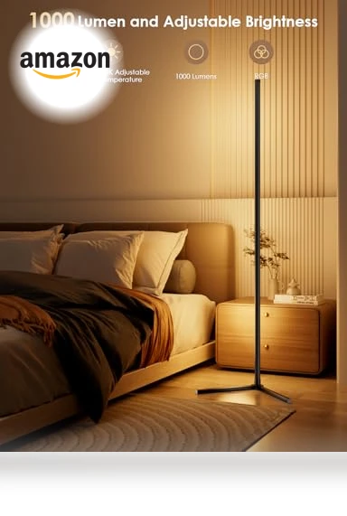 RGB Corner Floor Lamp — Standing Lights, JarryStart