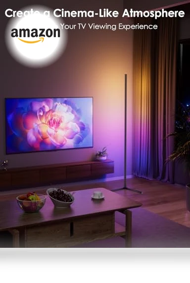 RGB Corner Floor Lamp — Standing Lights, JarryStart