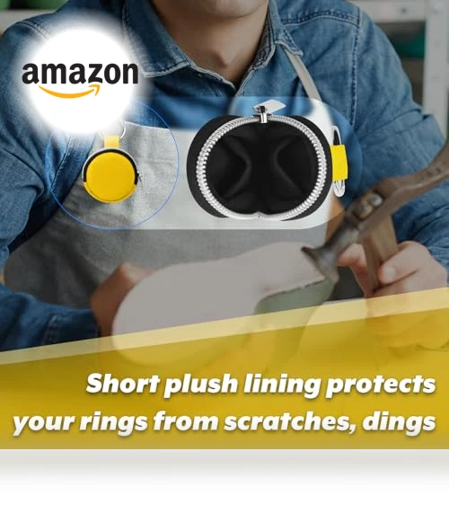 Ring Organizer Case with Keychain — Jewelry Storage Solutions, Homakover