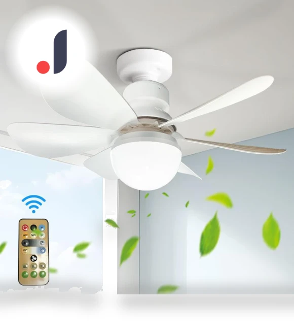 Silent Motorized Ceiling Fan with Remote Control — Ceiling Fans, new boy 01