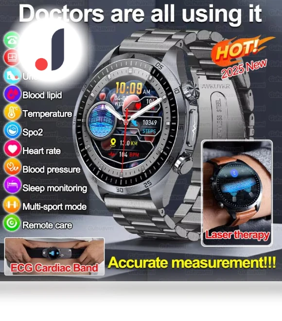 Smart Watch with Pulse Therapy — Smartwatches, ElectronicsHome