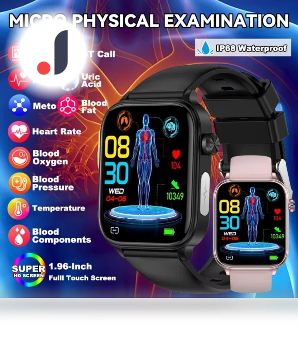 Smartwatch with ECG+PPG and AI Health Diagnostics — Smartwatches, ElectronicsHome