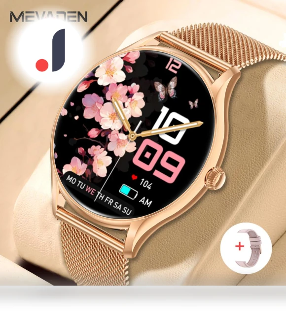 Ultra-Thin Smart Watch with AMOLED Display — Smartwatches, MEVADEN