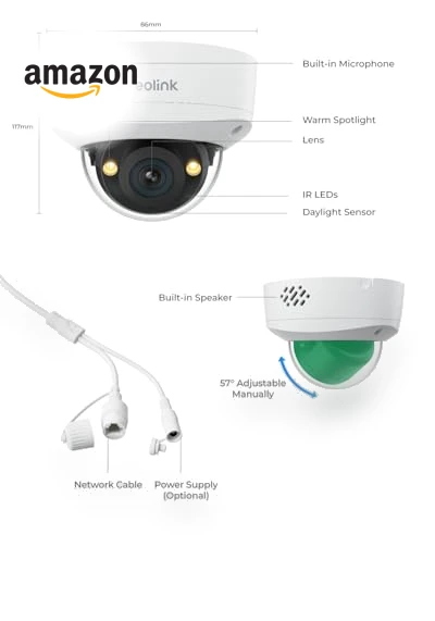 Vandalproof PoE Security Camera — Security Cameras, Reolink