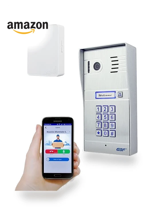 Wireless Video Door Phone & Doorbell WiFi Intercom System Kit — Smart Home Security, GBF