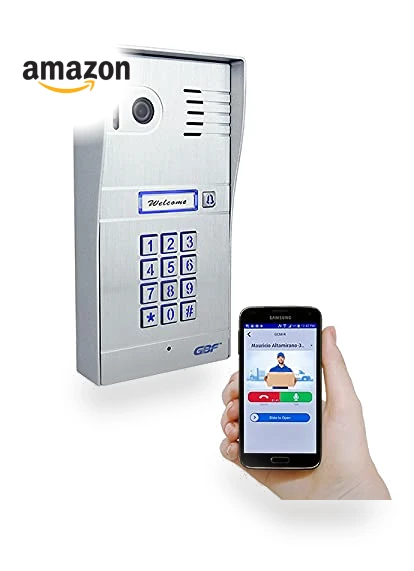 Wireless Video Door Phone & Doorbell WiFi Intercom System Kit — Smart Home Security, GBF