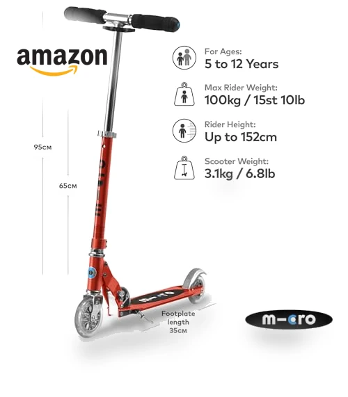 2-Wheeled Foldable Scooter — Push Scooters, Micro