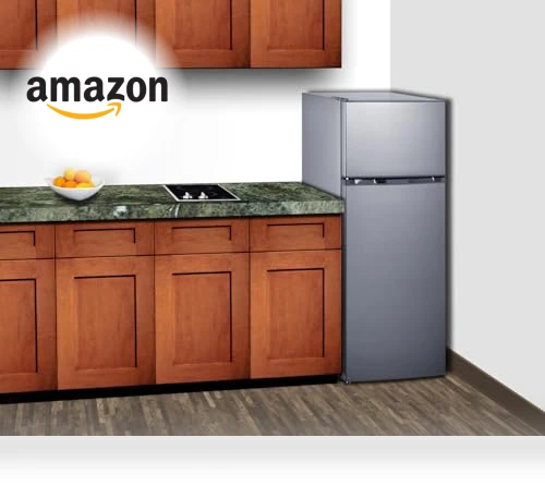 22 Inch Wide Top-Mount Refrigerator-Freezer — Mini Fridges, Summit