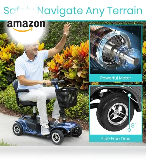 4 Wheel Mobility Scooter — Mobility Scooters, Vive Health