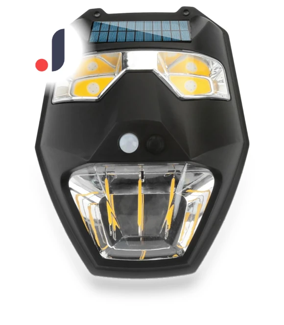5-Speed Adjustable Solar LED Wall Light — Garden Illumination, ZCXU