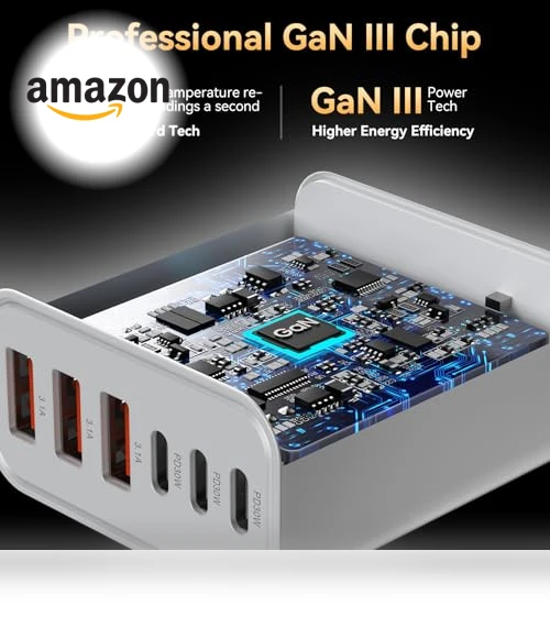 65W 6-Port USB C Fast Charging Block — Chargers, Shenzhen Xihuida Electronics Co., Ltd.