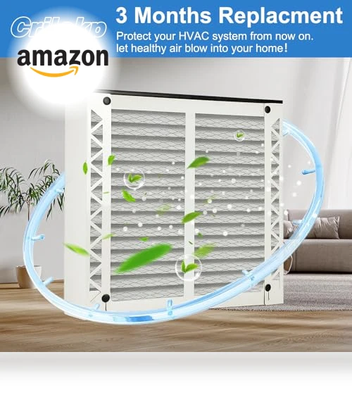 Air Filter 510 MERV 11 (2-Pack) — HVAC Filtration, Crilokp