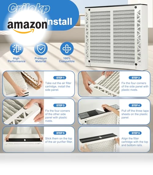 Air Filter 510 MERV 11 (2-Pack) — HVAC Filtration, Crilokp