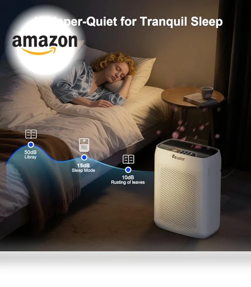 Air Purifier for Home Large Room — Activated Carbon Air Purifiers, VEWIOR