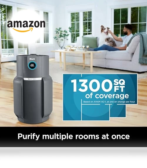 Air Purifier with NeverChange HEPA Air Filter — HEPA Air Purifiers, Shark