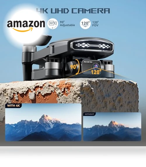 Brushless Motor Drone with Camera — Drones & UAV Technology, LANSAND