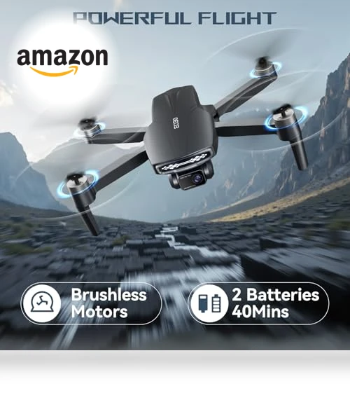 Brushless Motor Drone with Camera — Drones & UAV Technology, LANSAND