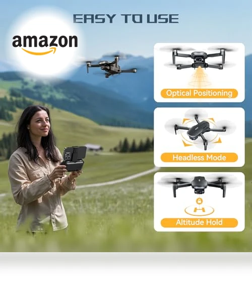 Brushless Motor Drone with Camera — Drones & UAV Technology, LANSAND