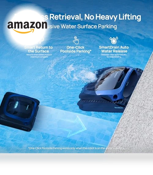 Cordless Robotic Pool Vacuum Cleaner — Automated Pool Maintenance, Beatbot