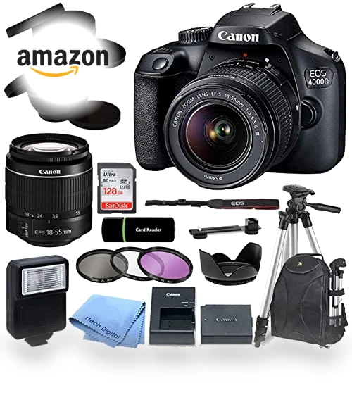 DSLR Camera Bundle with Lens and Accessories — Lens Bundles, Canon