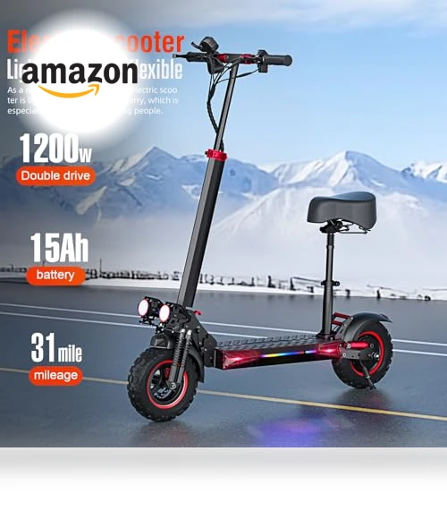 Electric Scooter with Removable Seat — Electric Self-Balancing Scooters, FREEBOY