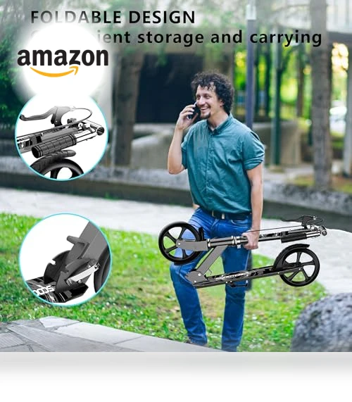 Foldable Commuter Scooter — Push Scooters, RESTSUKO