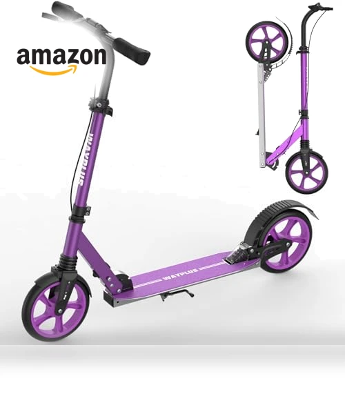 Foldable Kick Scooter with Big Wheels — Push Scooters, WAYPLUS