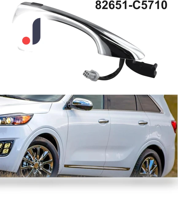Front Door SmartKey Outside Handle — Keyless Entry, Tautoparts