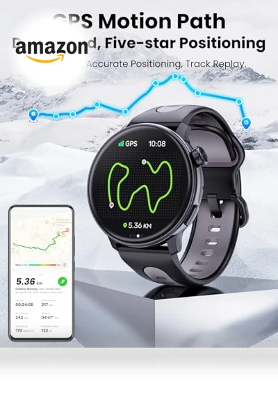 GPS Smart Watch with AMOLED Screen — Smartwatches, Mingdaln