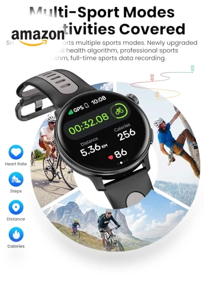 GPS Smart Watch with AMOLED Screen — Smartwatches, Mingdaln