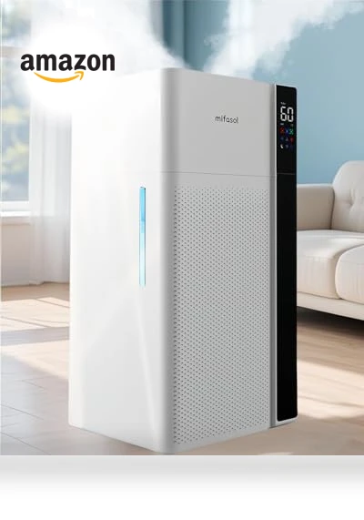Large Room Humidifier with Dual Mist Nozzles — Air Moisturizers, mifasol