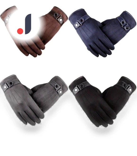 Men's Leather Touchscreen Gloves — Gloves, mood jungle
