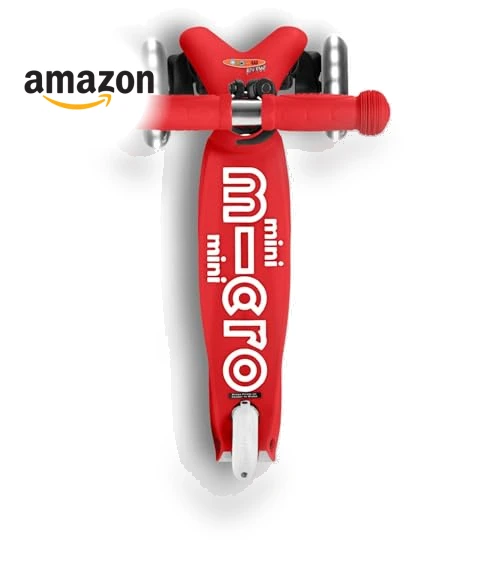Mini Deluxe LED Three-Wheeled Scooter — Electric Vehicles, Micro