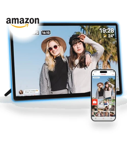 Neon Light Digital Picture Frame — Digital Frames, Apolosign