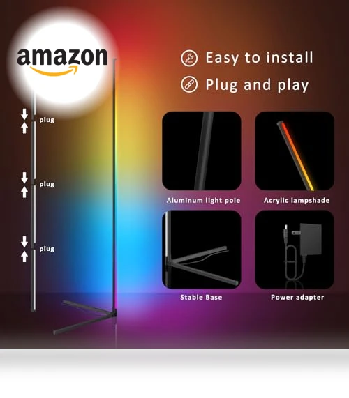 RGB Ambient Smart Floor Lamp — Standing Lights, Tyute