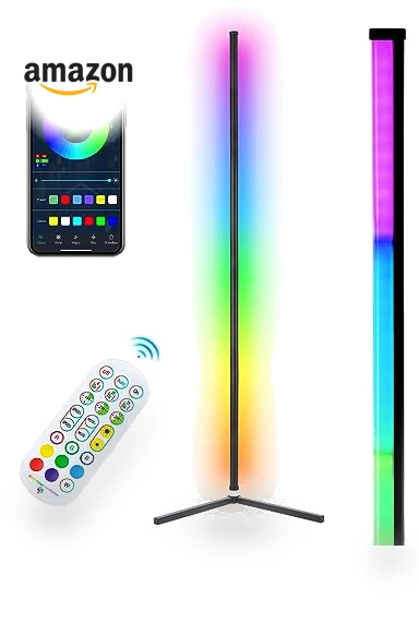 RGB Corner Floor Lamp — Standing Lights, WISIMMALL