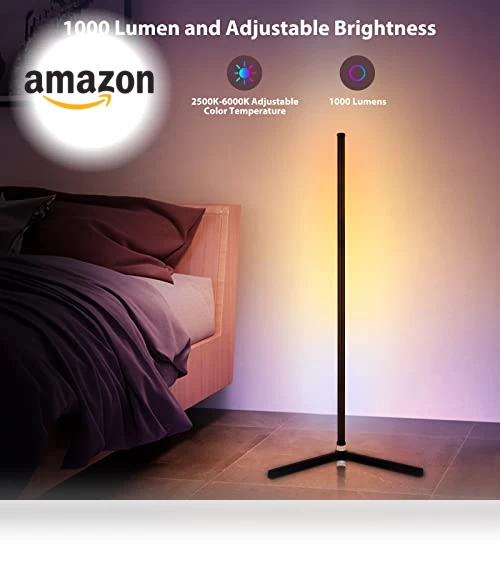 RGB Corner Floor Lamp — Standing Lights, WISIMMALL