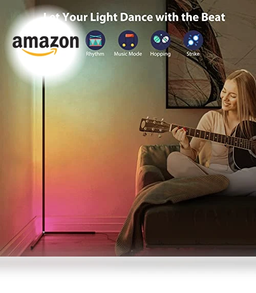RGB Corner Floor Lamp — Standing Lights, WISIMMALL
