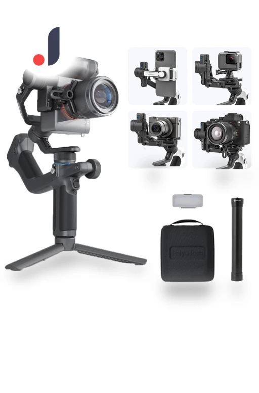 SCORP Mini 2 Kit Camera Stabilizer Handheld Gimbal — Steady Shots, FeiyuTech