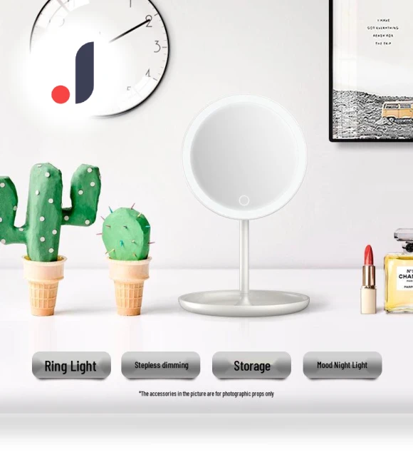 Smart LED Makeup Mirror — Compact & Travel, ElectroCN