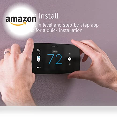 Smart Thermostat with Touchscreen Color Display — HVAC Controls, Emerson