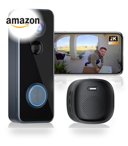 Wireless Doorbell Camera — Smart Home Security, KAMEP