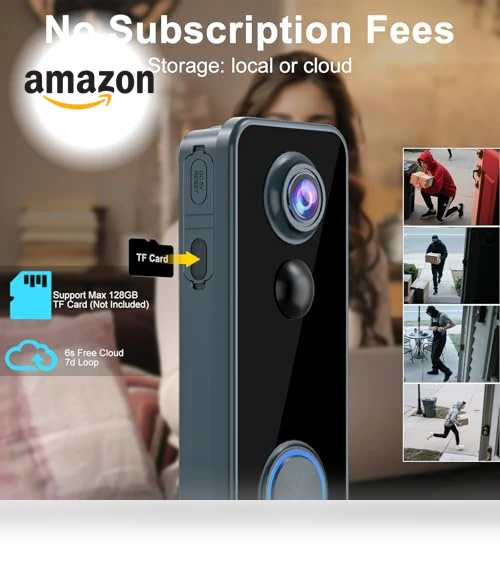 Wireless Doorbell Camera — Smart Home Security, KAMEP
