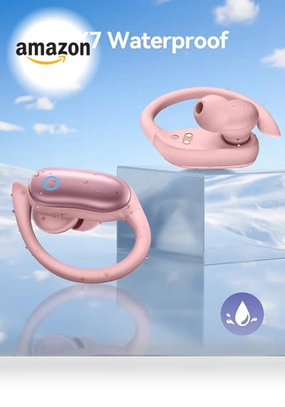 Wireless Earbuds with Earhooks — In-Ear Headphones, Generic