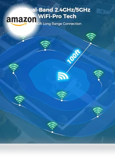Wireless Security Camera Outdoor — Security Cameras, Hiseeu