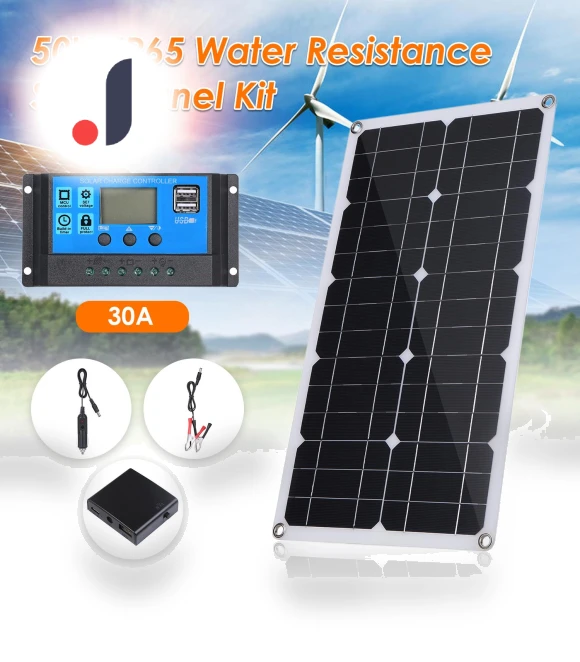 Flexible Solar Panel — Solar & Wind Power, Zeblaze