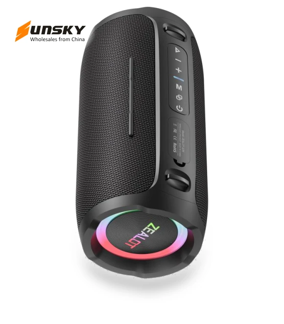 Portable Outdoor RGB Bluetooth Speaker — Portable Audio Solutions, ZEALOT